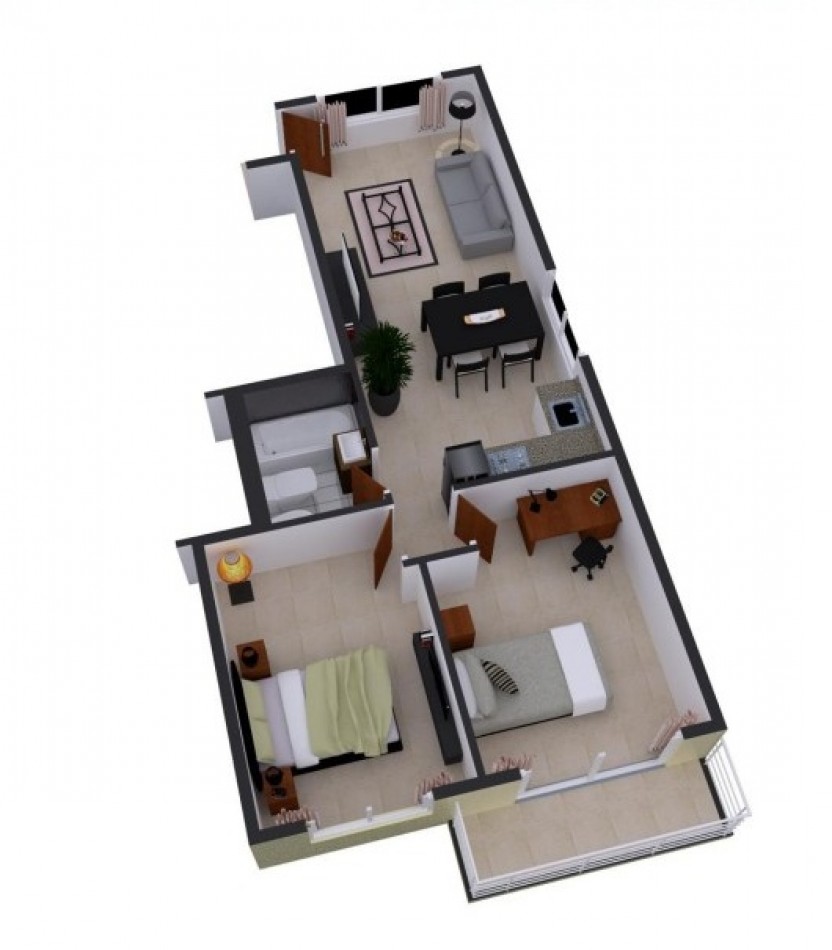 VENTA TRES AMBIENTES CON PATIO Y COCHERA JOSE C PAZ