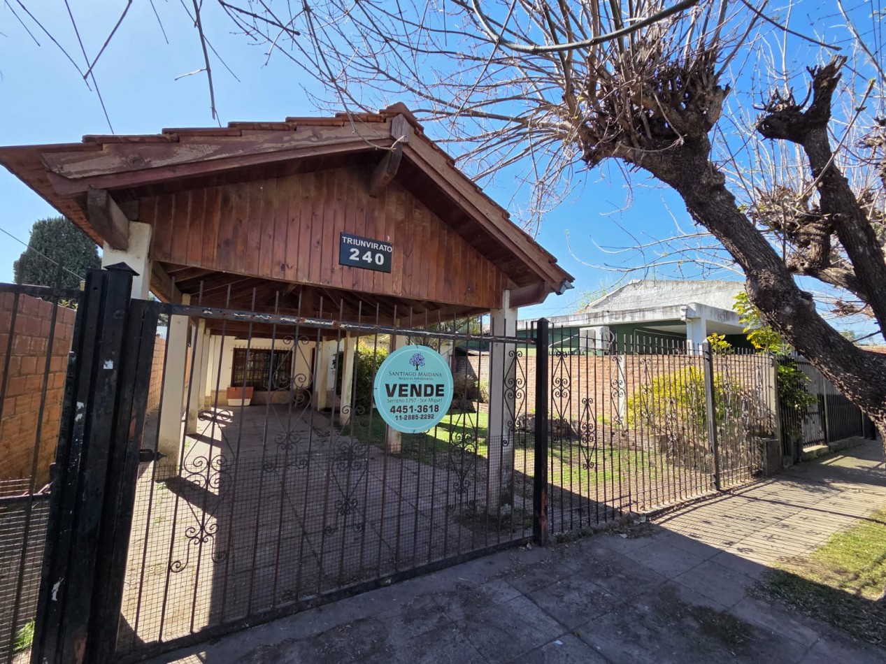 VENTA CASA CON PARQUE Y PILETA JOSE C PAZ