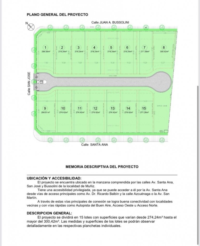 VENTA LOTE BARRIO CERRADO SANTA ANA MUÑIZ