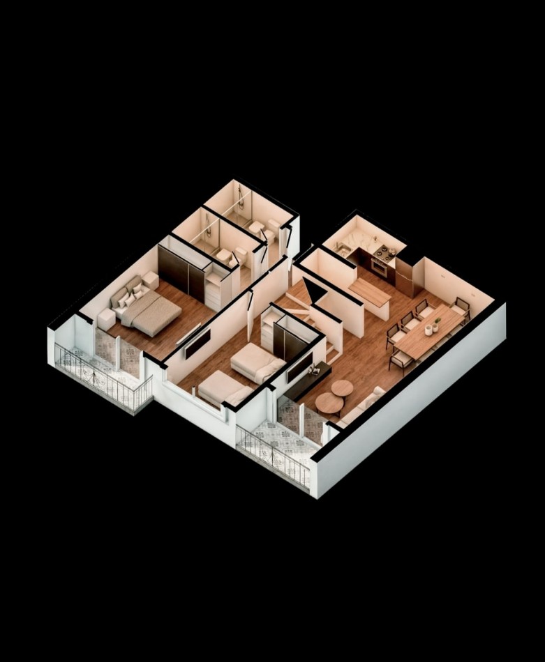 VENTA DEPARTAMENTO POZO HARMONY IV SAN MIGUEL DOS AMBIENTES TRES AMBIENTES COCHERA 