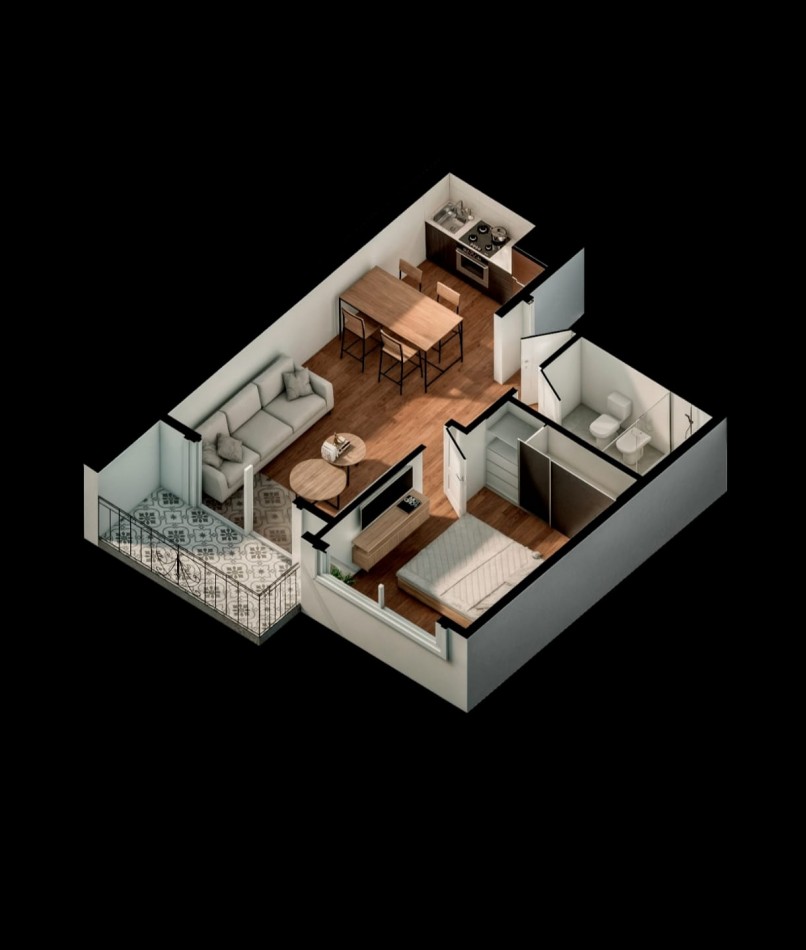 VENTA DEPARTAMENTO POZO HARMONY IV SAN MIGUEL DOS AMBIENTES TRES AMBIENTES COCHERA 